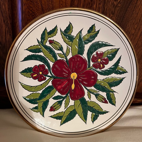 Greece Handmade Plate, Manousakis-Keramik, Rodos, Greece, excellent condition - Picture 1 of 5